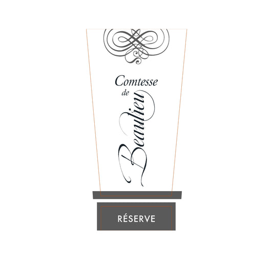 Château Canet, Vignobles Canet Comtesse De Beaulieu Blanc Demi-Sec, 2023