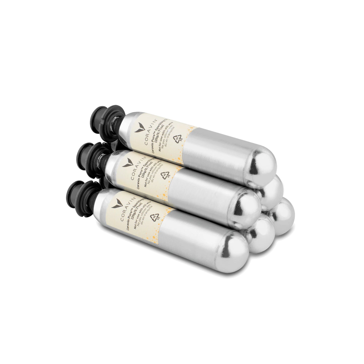Coravin, Pure Sparkling Capsules, 6 Pack