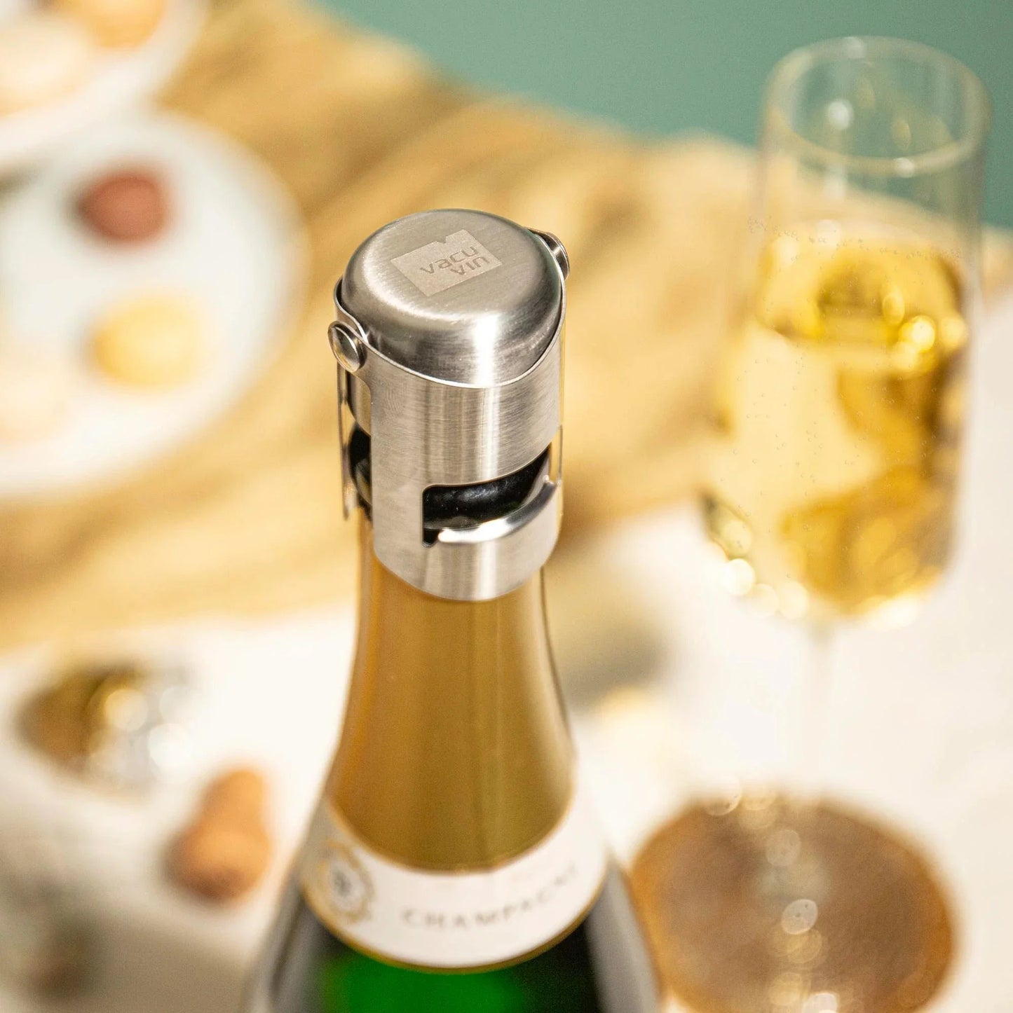 Vacu Vin, Champagne Stopper Stainless Steel