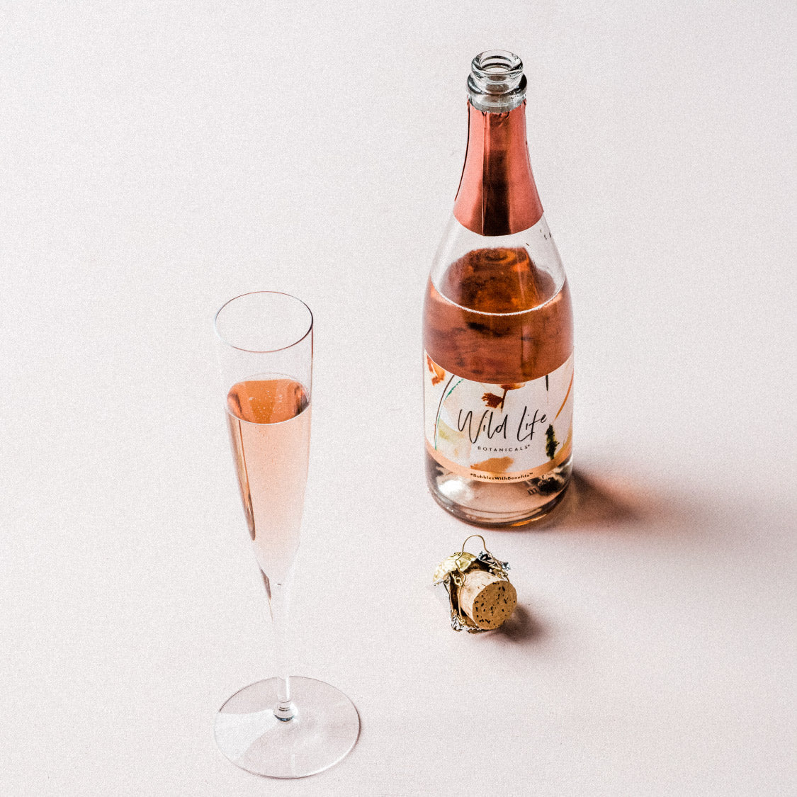 Wild Life Botanicals, Sparkling Blush 0%, NV